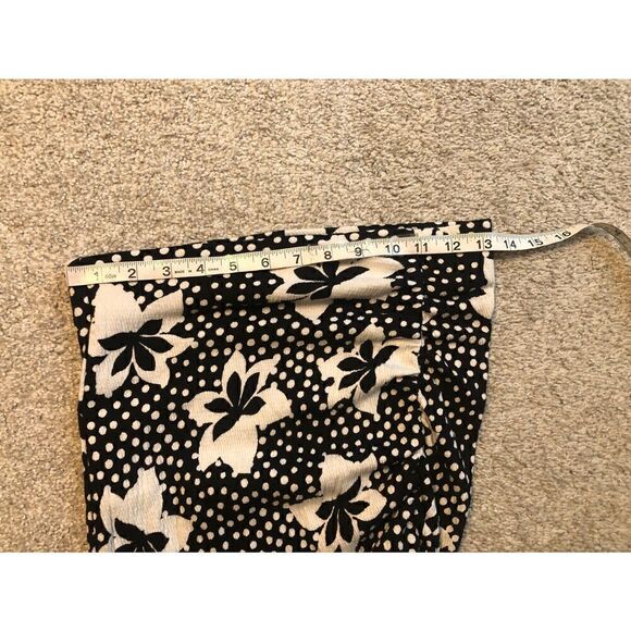 Brand New Anthropologie Porridge Ruched Knit Black & White Mini Skirt Medium - Picture 12 of 13